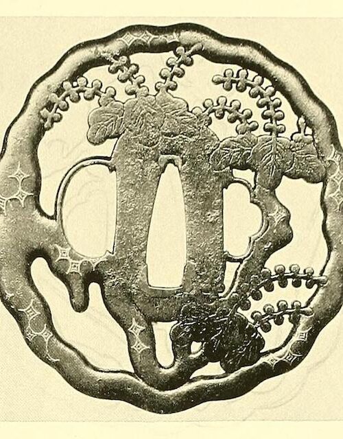 Cover Image: Oeder, G. (1916). Tsuba made of iron, openwork, shaped like a round branch of the empress tree with three flowers and vines. Boston Public Library. https://pdimagearchive.org/images/a457ac8e-1729-459d-9612-23b68aa80a0a/